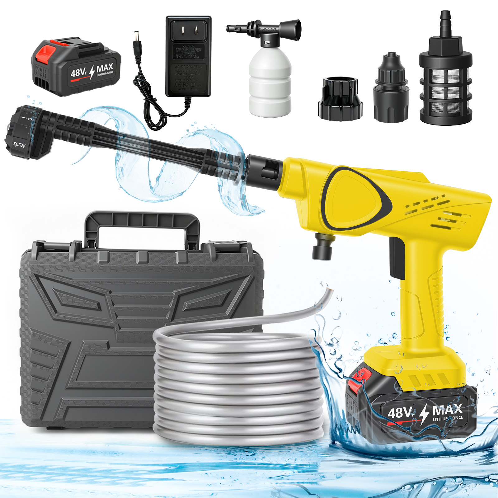 Car Shampoo Ph - 21V Portable Cordless Pressure Washer G970PSI