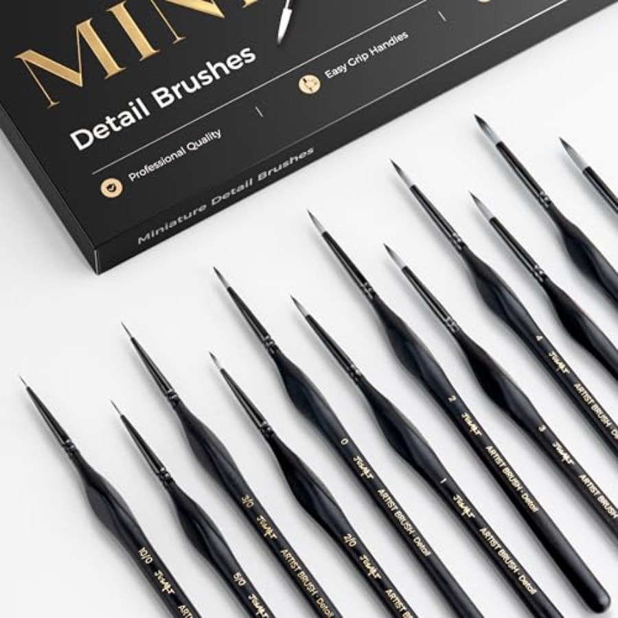 Detailing Brush Set - Detail Paint Brushes Set, 12 PCS