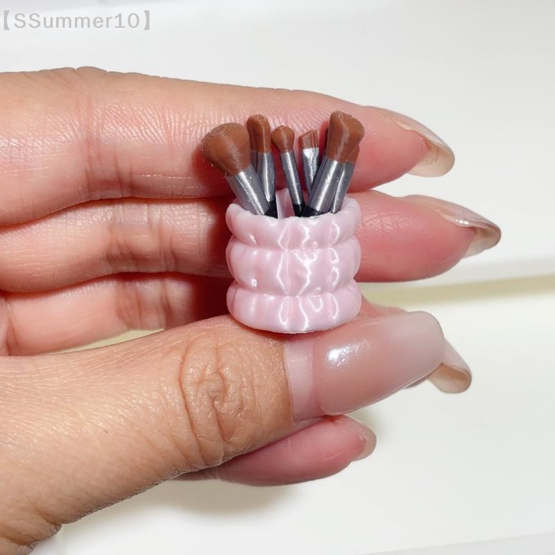Detailing Brush Set - 【SSummer10】1/12 Dollhouse Miniature Makeup Brush Pen