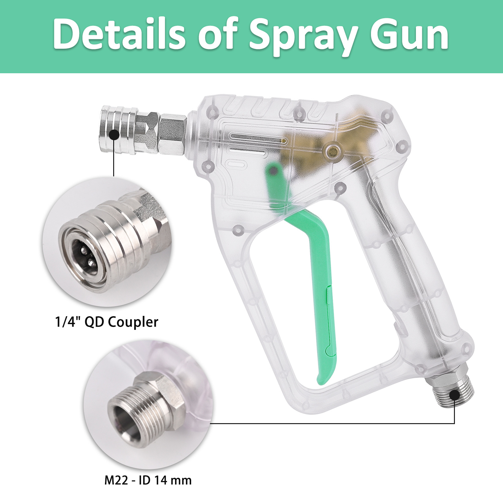 High Pressure Washer Gun with  - Foam Cannon Car Wash avis et prix