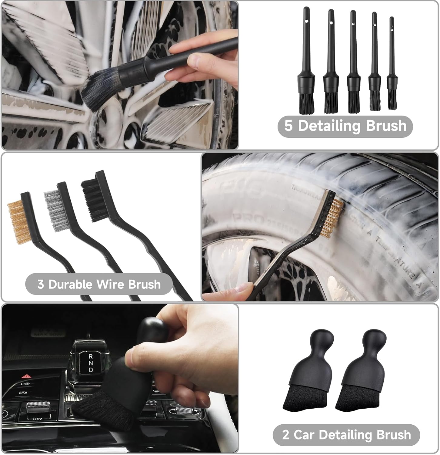 Car Detailing Kit, 36Pcs Profe - Interior Detailing Kit avis et prix