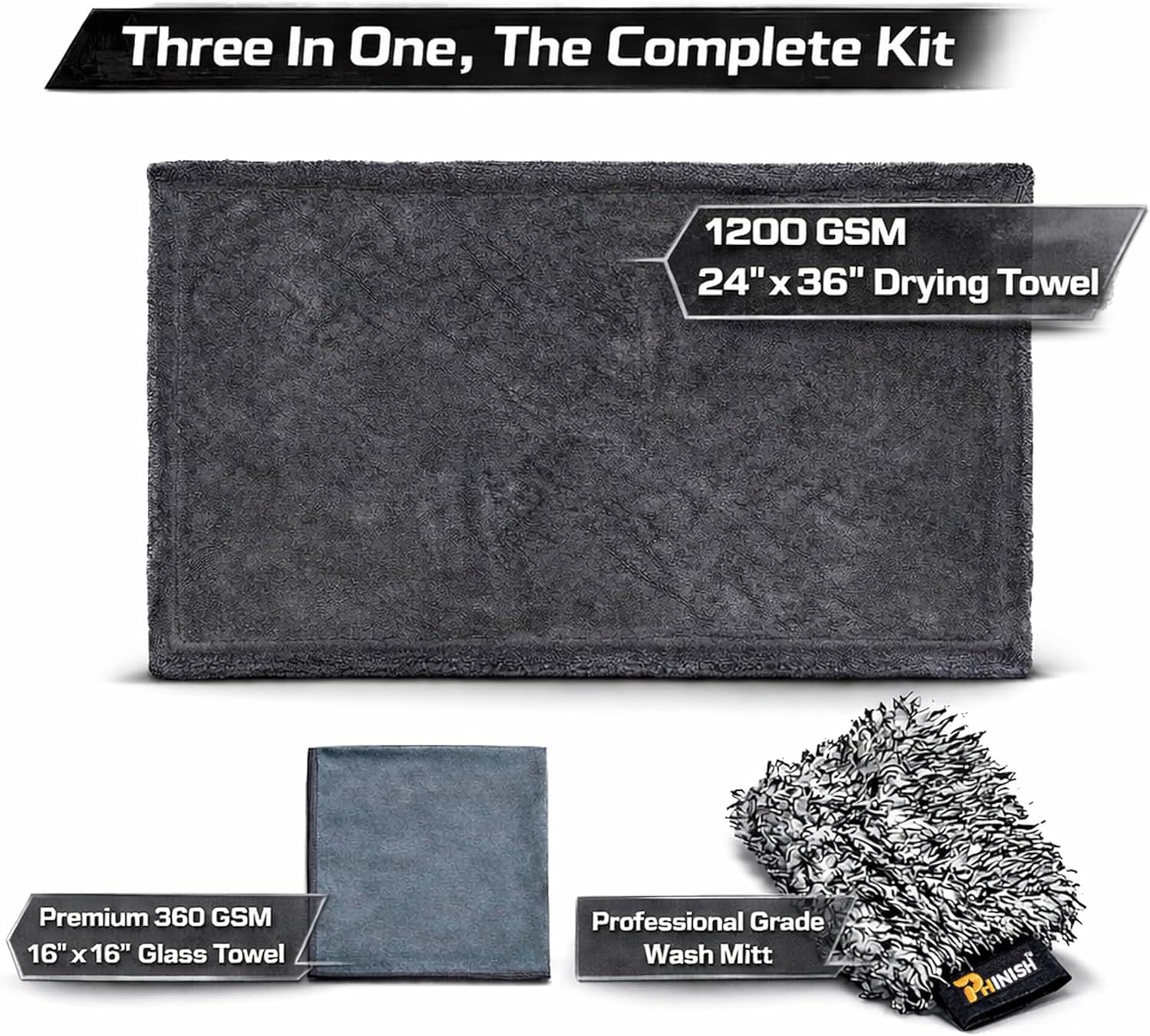 24x36 Car Drying Towel 1200 GS - Microfiber Towel Detailing avis et prix