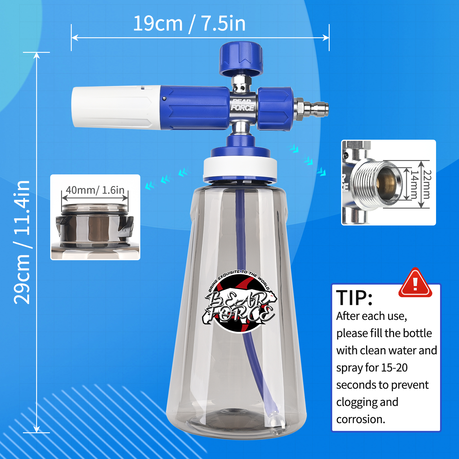 Pressure Washer Upgraded Foam  - Foam Cannon Car Wash avis et prix
