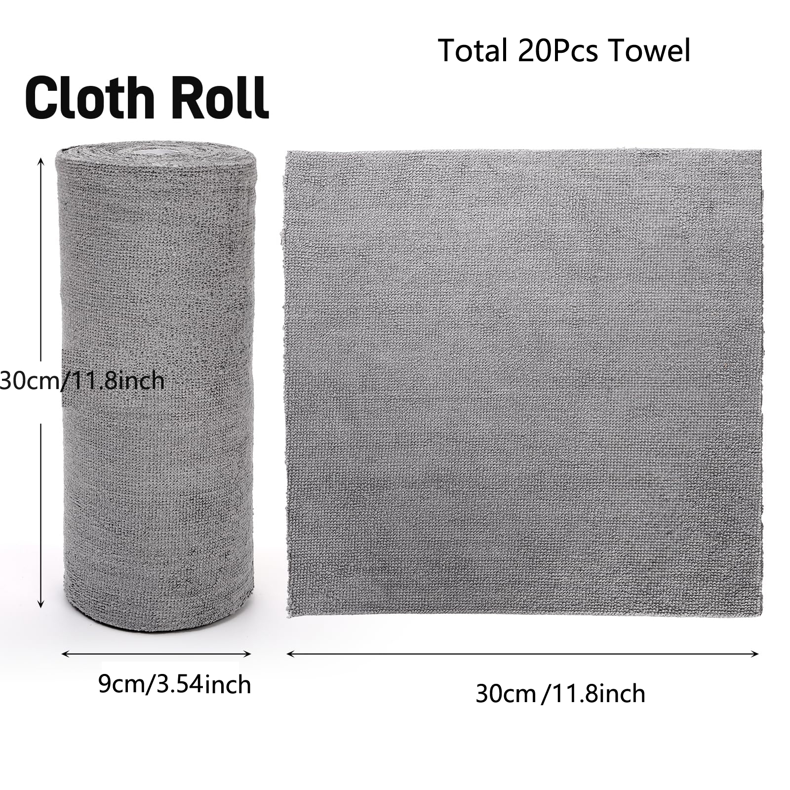 20 Pcs Microfiber Cleaning Clo - Microfiber Towel Detailing avis et prix