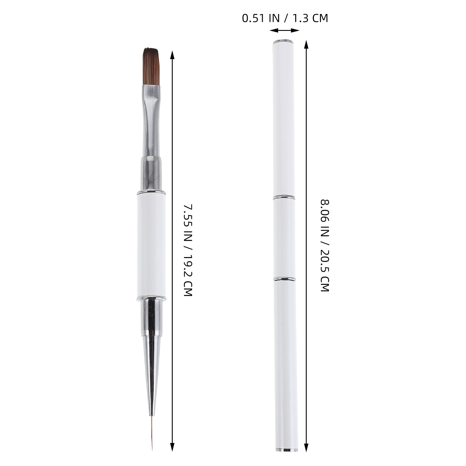 3Pcs Nail Art Brushes Set Dual - Detailing Brush Set avis et prix