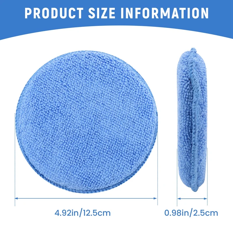 5Inch Microfiber Wax Applicato - Wax Applicator Pad avis et prix