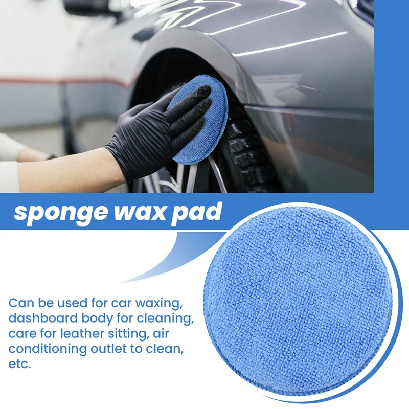 5Inch Microfiber Wax Applicato - Wax Applicator Pad avis et prix