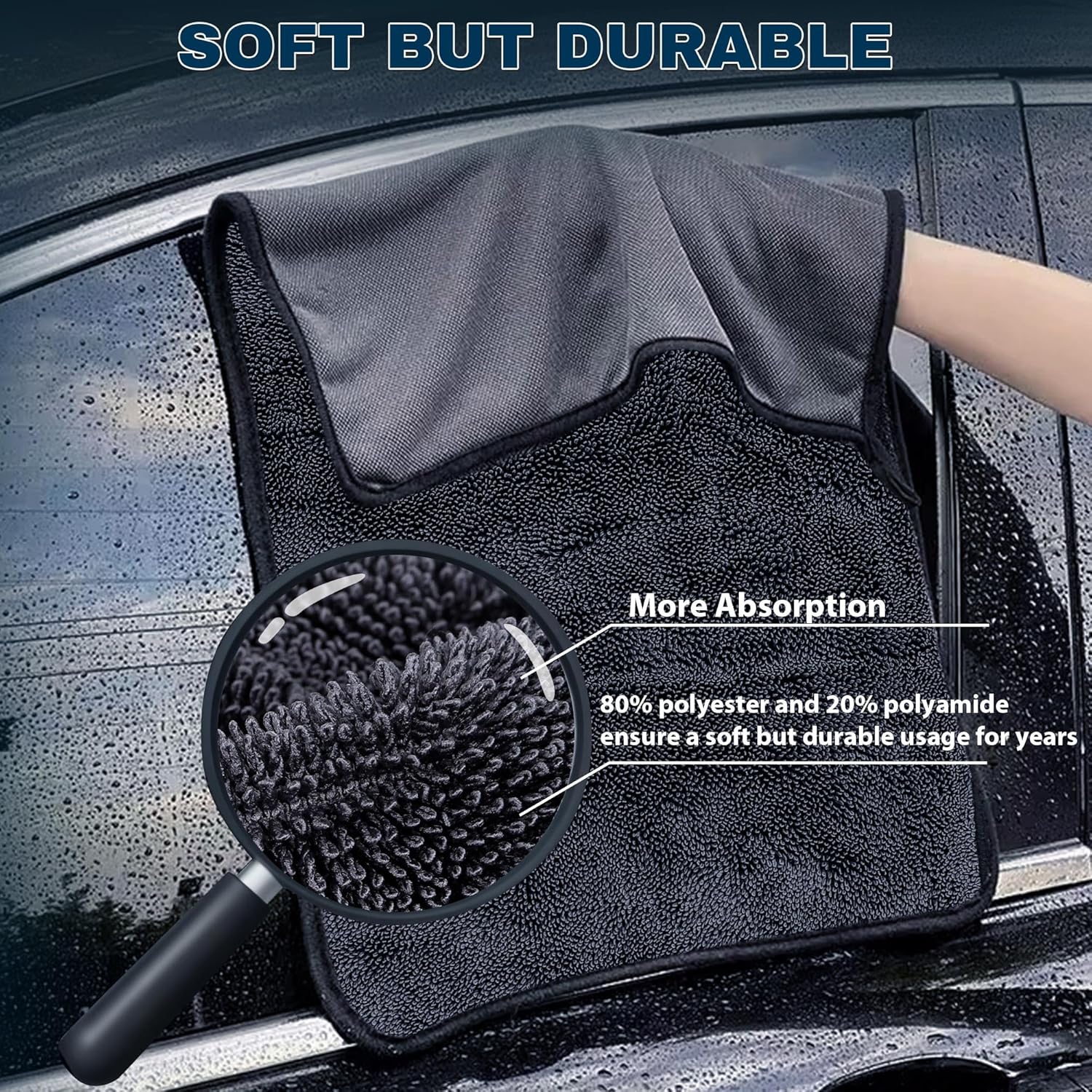 4PCS Microfiber Car Drying Tow - Microfiber Towel Detailing avis et prix