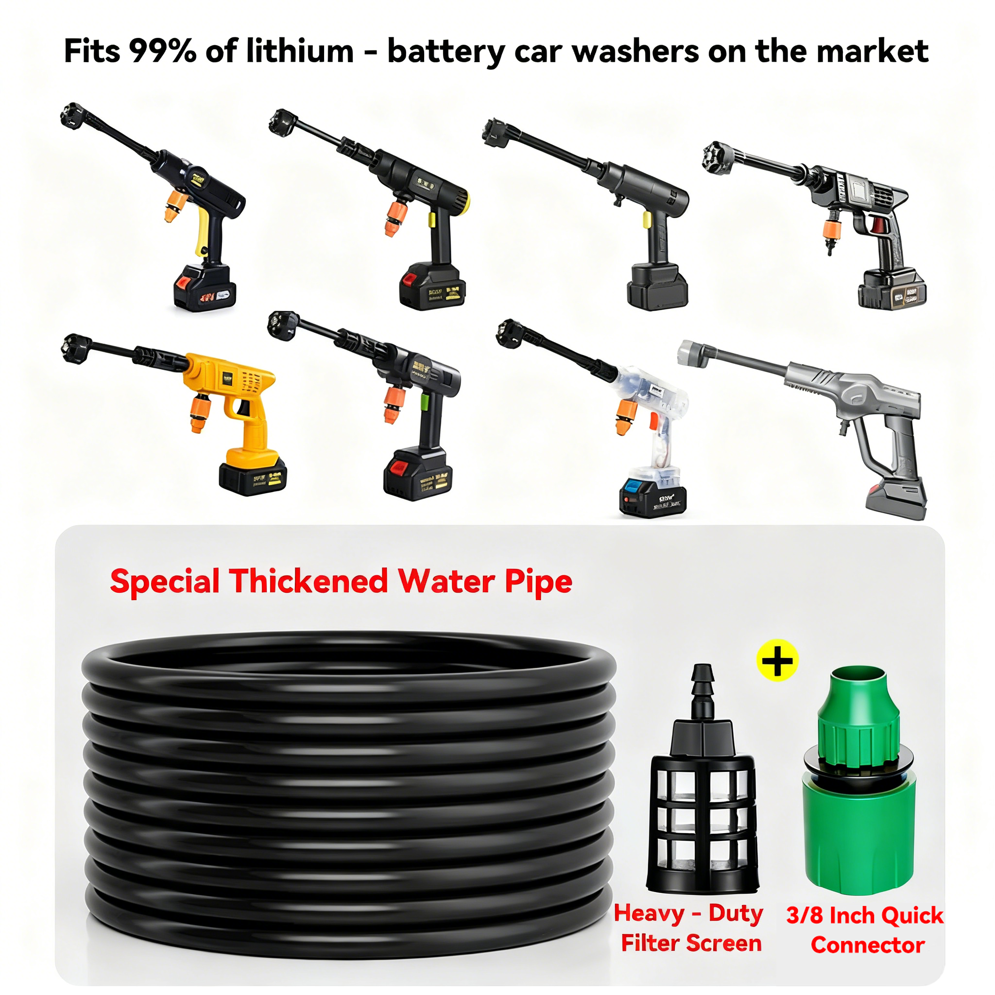 5m/10m/15m/20m Cordless Lithiu - Car Shampoo Ph avis et prix