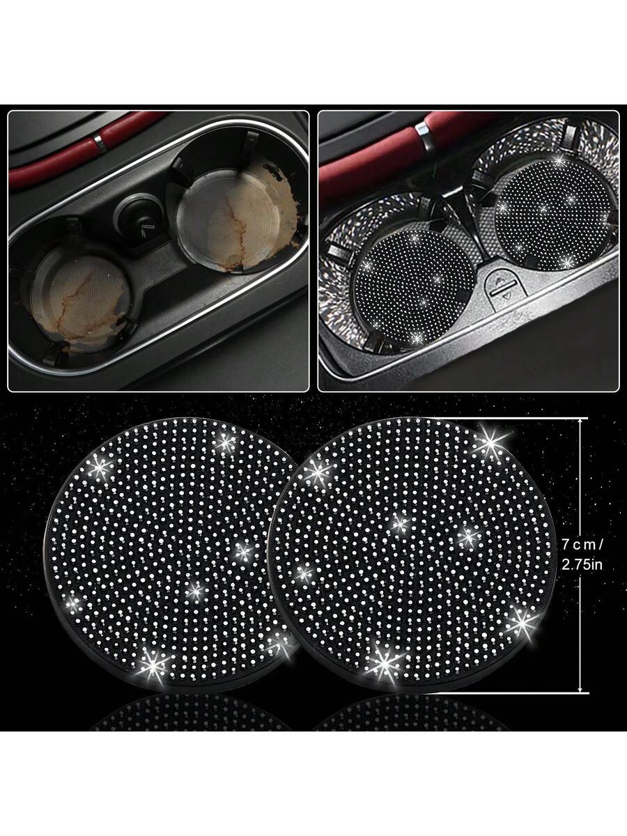 Bling Car Floor Mats Set With  - Dirt Brush Interior avis et prix