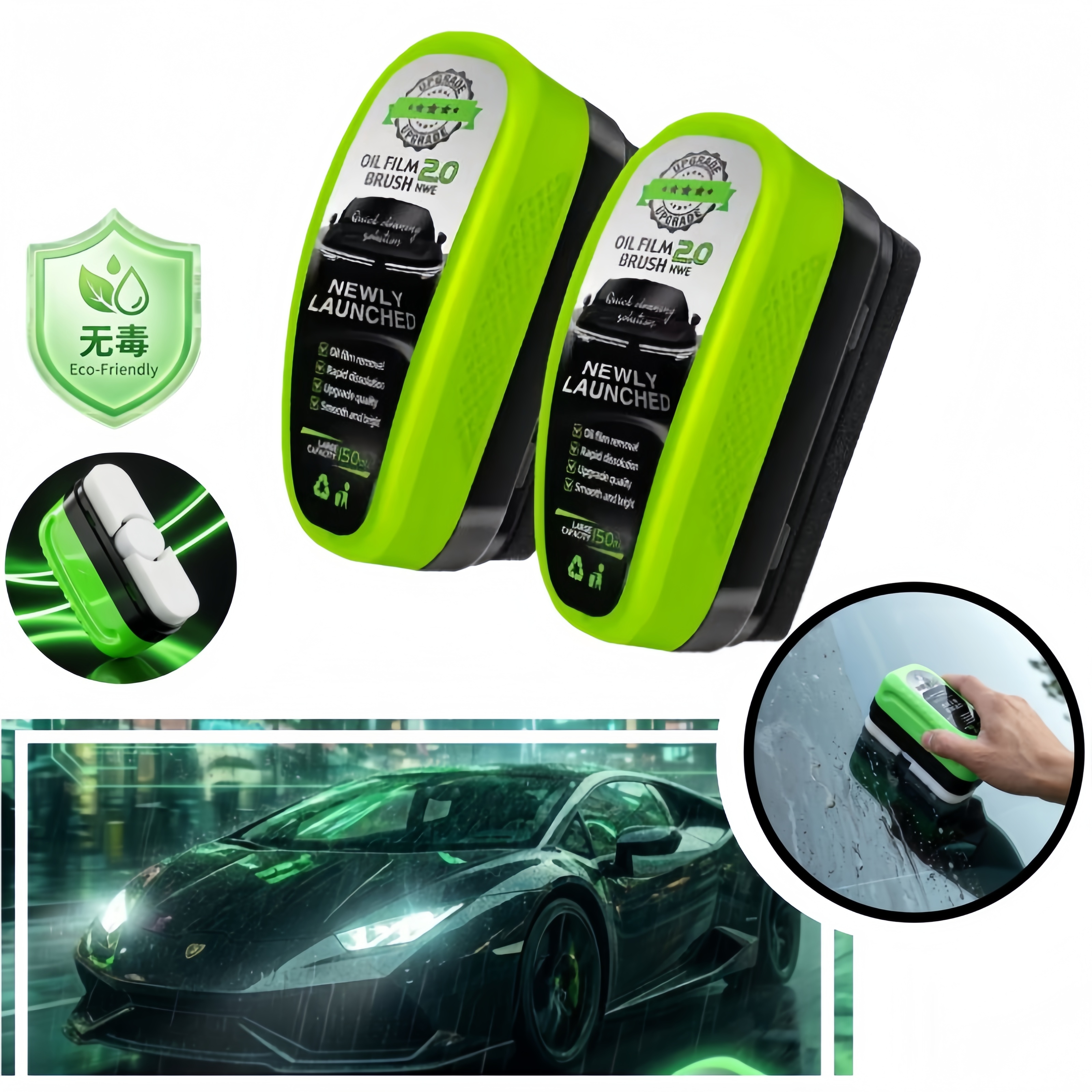 Non Toxic Car Glass Oil Film R - Detailing Brush Set avis et prix