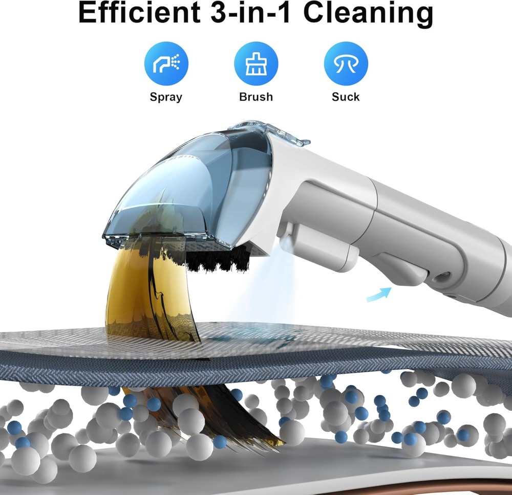 450W Carpet Cleaner Machine Up - Seat Cleaner Fabric avis et prix