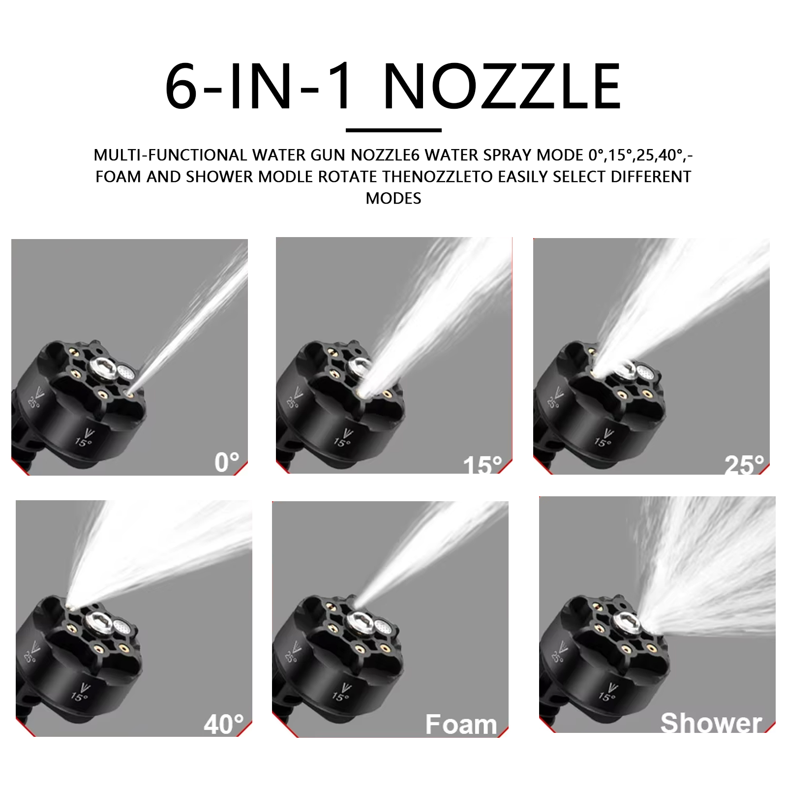 【2026 New】3500W 6-in-1 Nozzle  - Car Shampoo Ph avis et prix