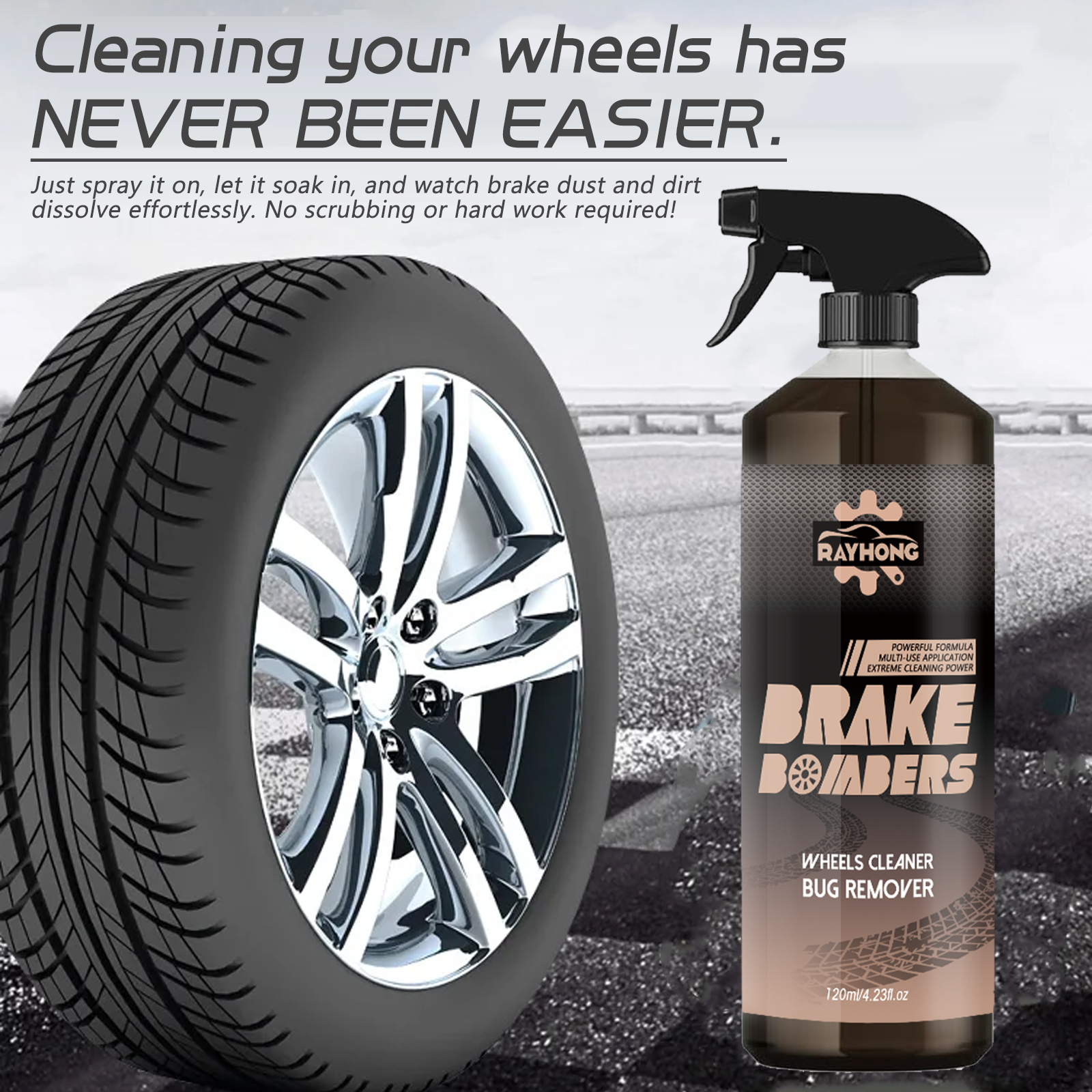 Car Wheel&Tire Cleaner - Brake - Wheel Cleaner Alloy avis et prix