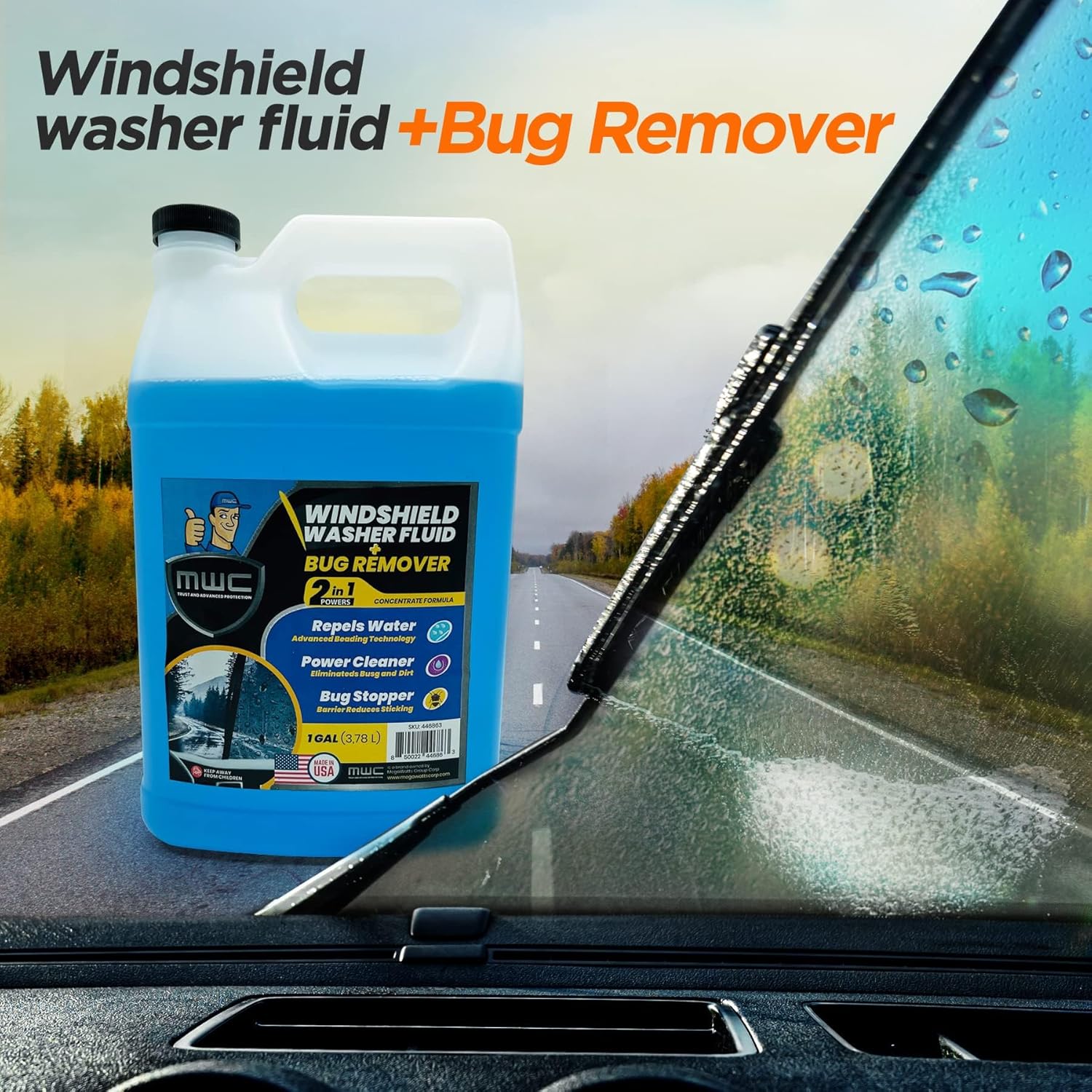 Windshield Washer Fluid, Ready - Glass Cleaner Streak avis et prix
