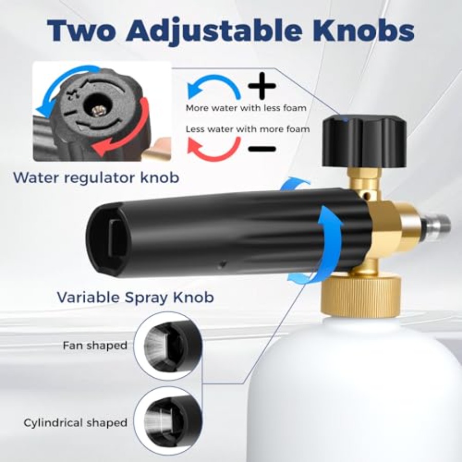 for Pressure Washer, Industria - Foam Cannon Car Wash avis et prix