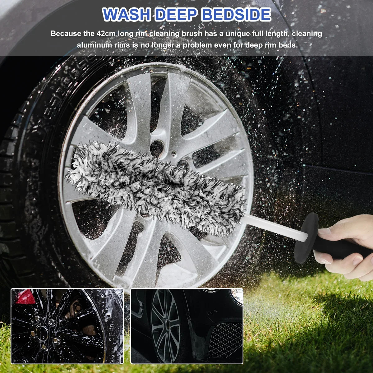 Car Alloy Wheel Cleaning Brush - Wheel Cleaner Alloy avis et prix