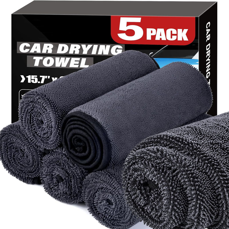 1/5pcs Heavy-Duty Car Towel 12 - Microfiber Towel Detailing avis et prix