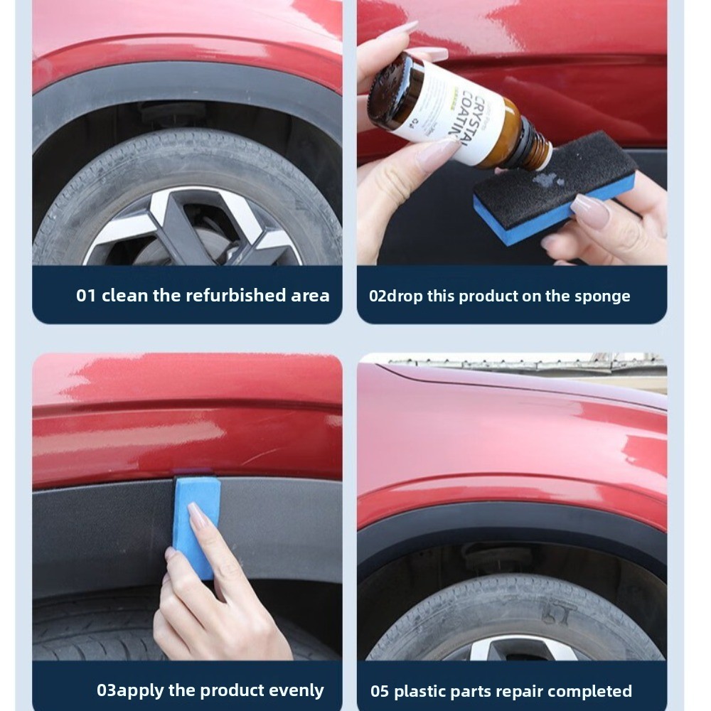 New Durable Crystal Coating Re - Trim Restorer Plastic avis et prix