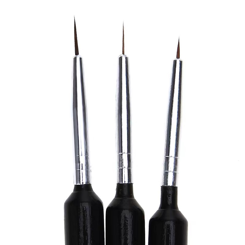 3Pcs Ultra-fine Nail Art Liner - Detailing Brush Set avis et prix