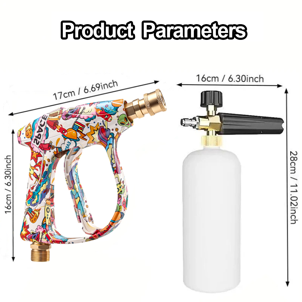 Short Pressure Washer Gun with - Pressure Washer Foam Gun avis et prix