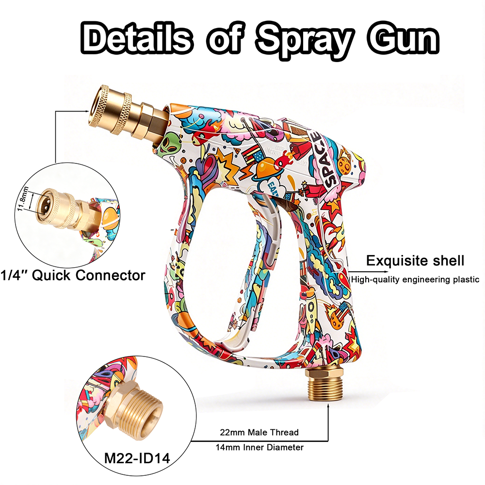 Short Pressure Washer Gun with - Pressure Washer Foam Gun avis et prix