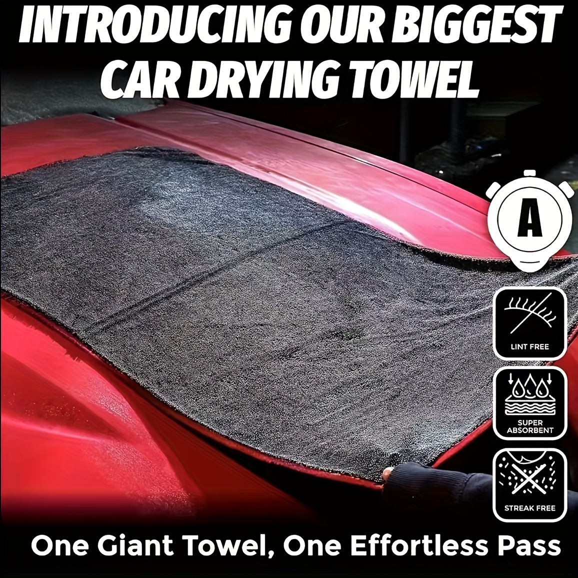 Ultra Absorbent Car Towel XXL  - Microfiber Towel Detailing avis et prix