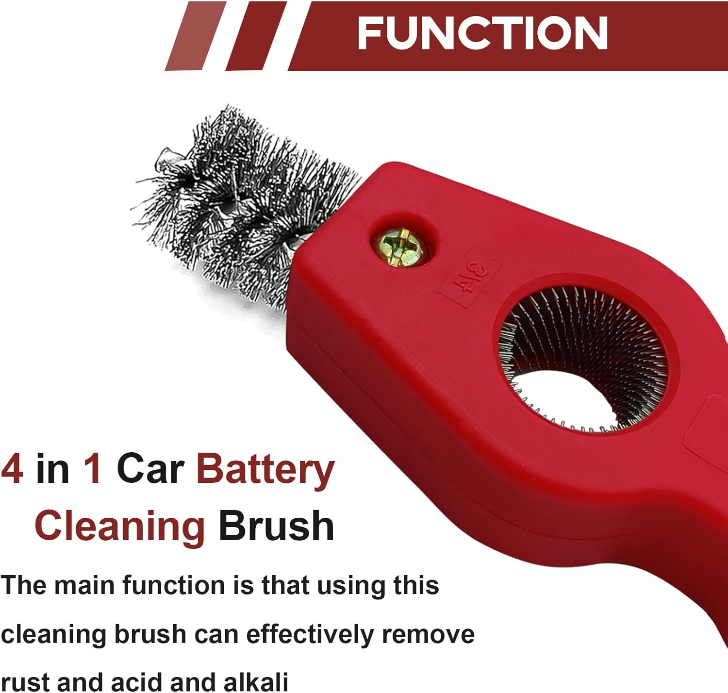 4 in 1 Car Battery Terminal Cl - Car Cleaning Brush avis et prix