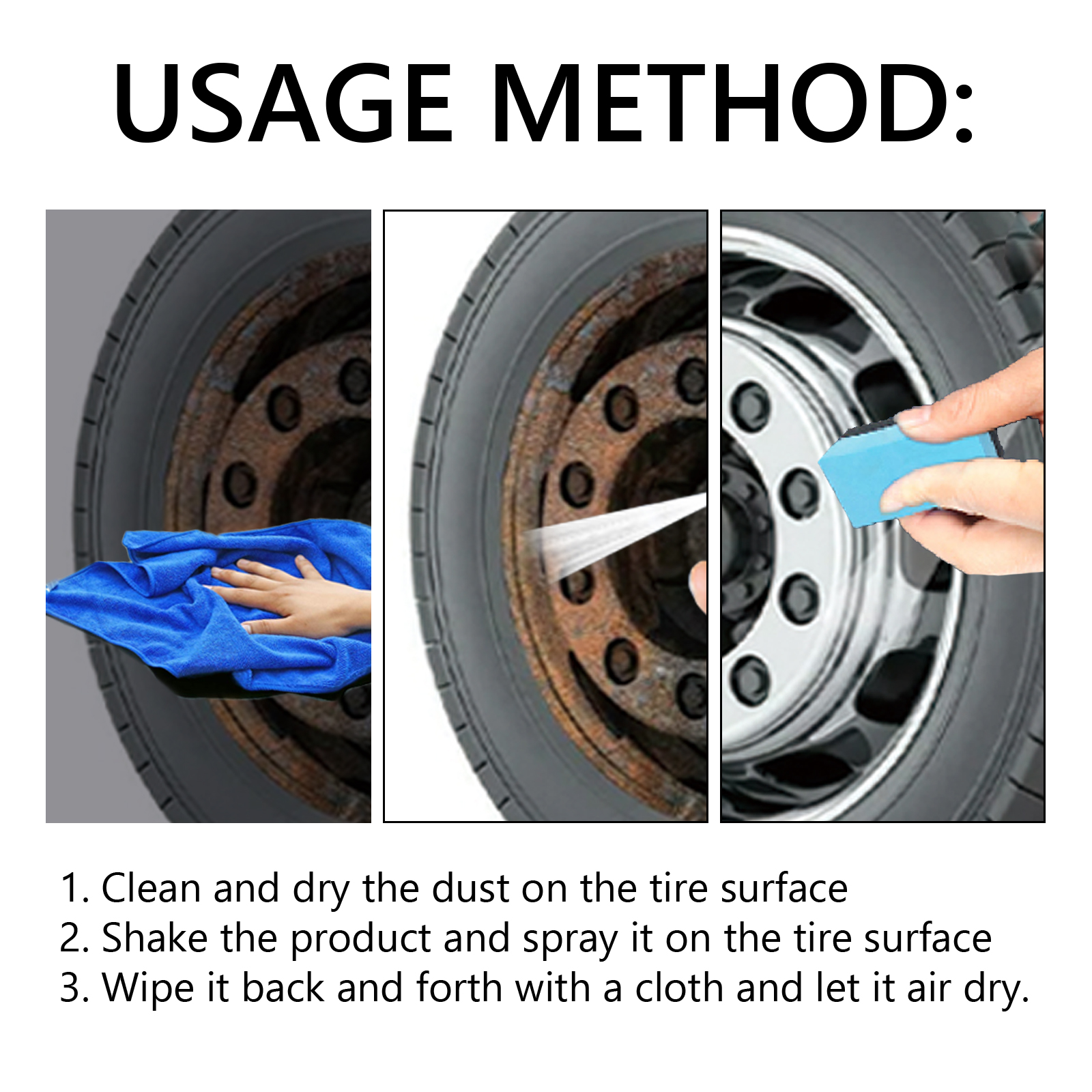 Car Tire Shine Coating Spray C - Tire Shine Spray Sealant avis et prix