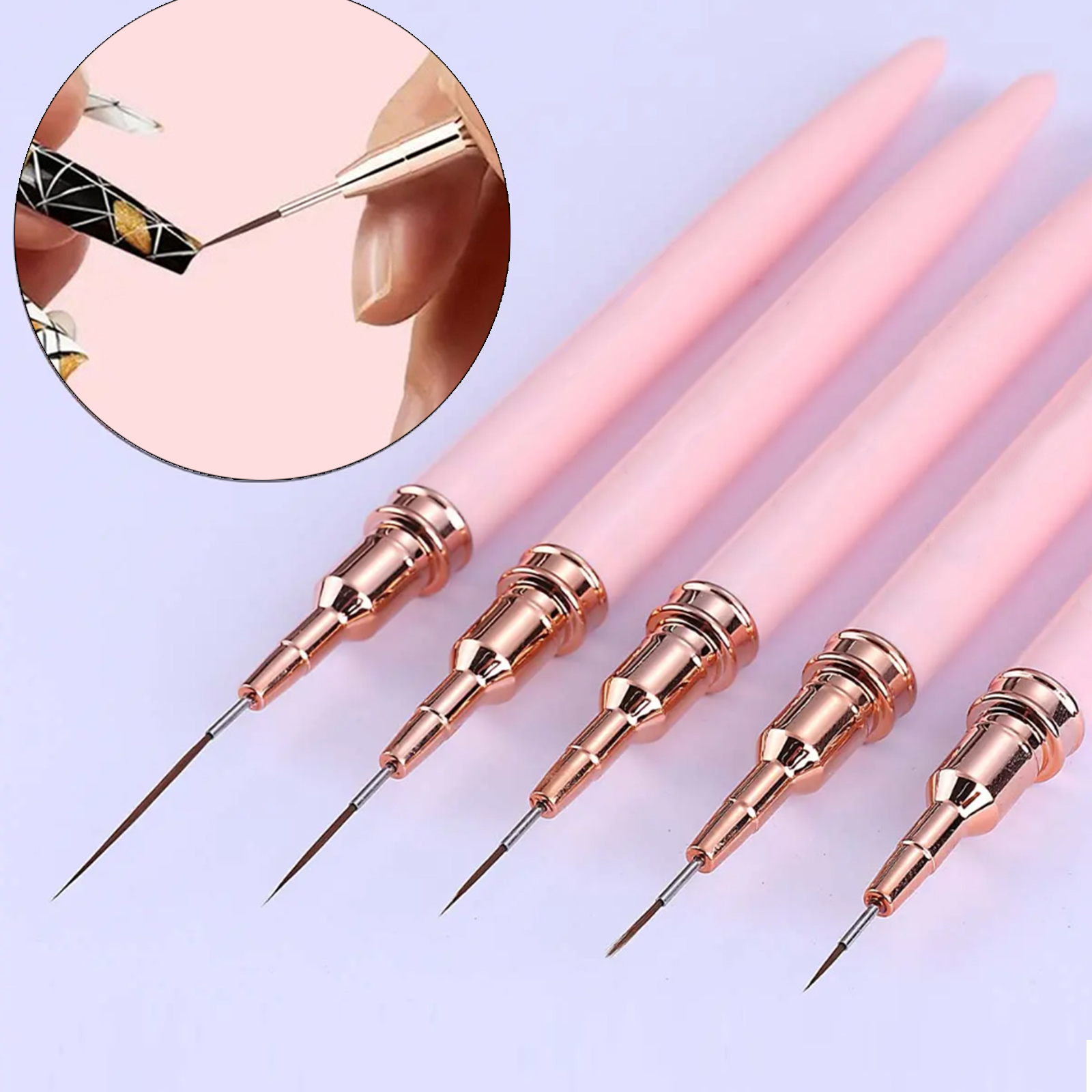 5-Piece Nail Art Pen Set, Ultr - Detailing Brush Set avis et prix